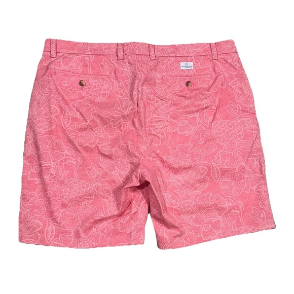 Vineyard Vines Shorts Mens Sz 40 Pink Floral Breaker Short 9 in Inseam Tropical - Picture 2 of 10